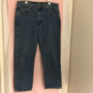 Wrangler Authentic Men’s Blue Jeans Size 38 x 30